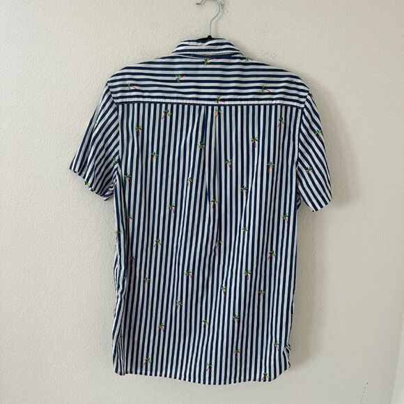 Sovereign Code Short Sleeve Cali Palm in Navy Size Large - Picture 6 of 14